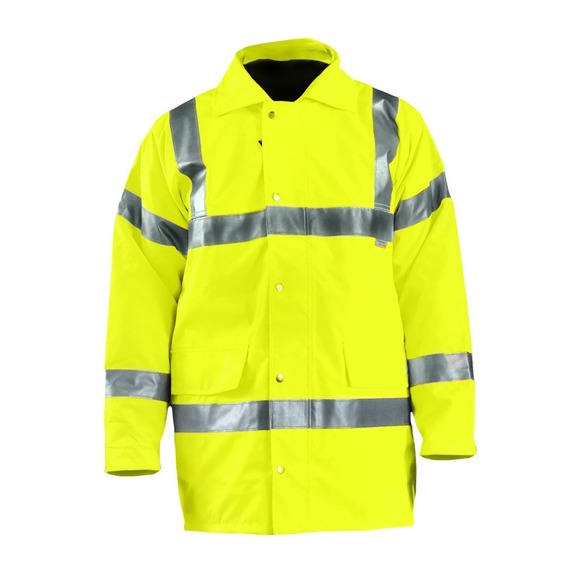 OccuNomix Insulated Safety Jacket - Men's 3XL, ANSI Class 3, Yellow, 36in Length - Picture 1 of 7